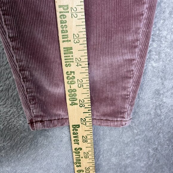 American Eagle Stretch Pants Corduroy Hi Rise Jegging 20 Long Outdoorsy Casual - Picture 8 of 16
